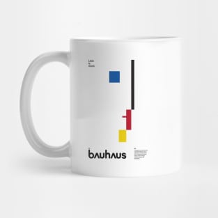 Bauhaus Print, Oskar Schlemmer Bauhaus logo, minimal modernism art, Weimar 1923, Bauhaus Exhibition print Mug